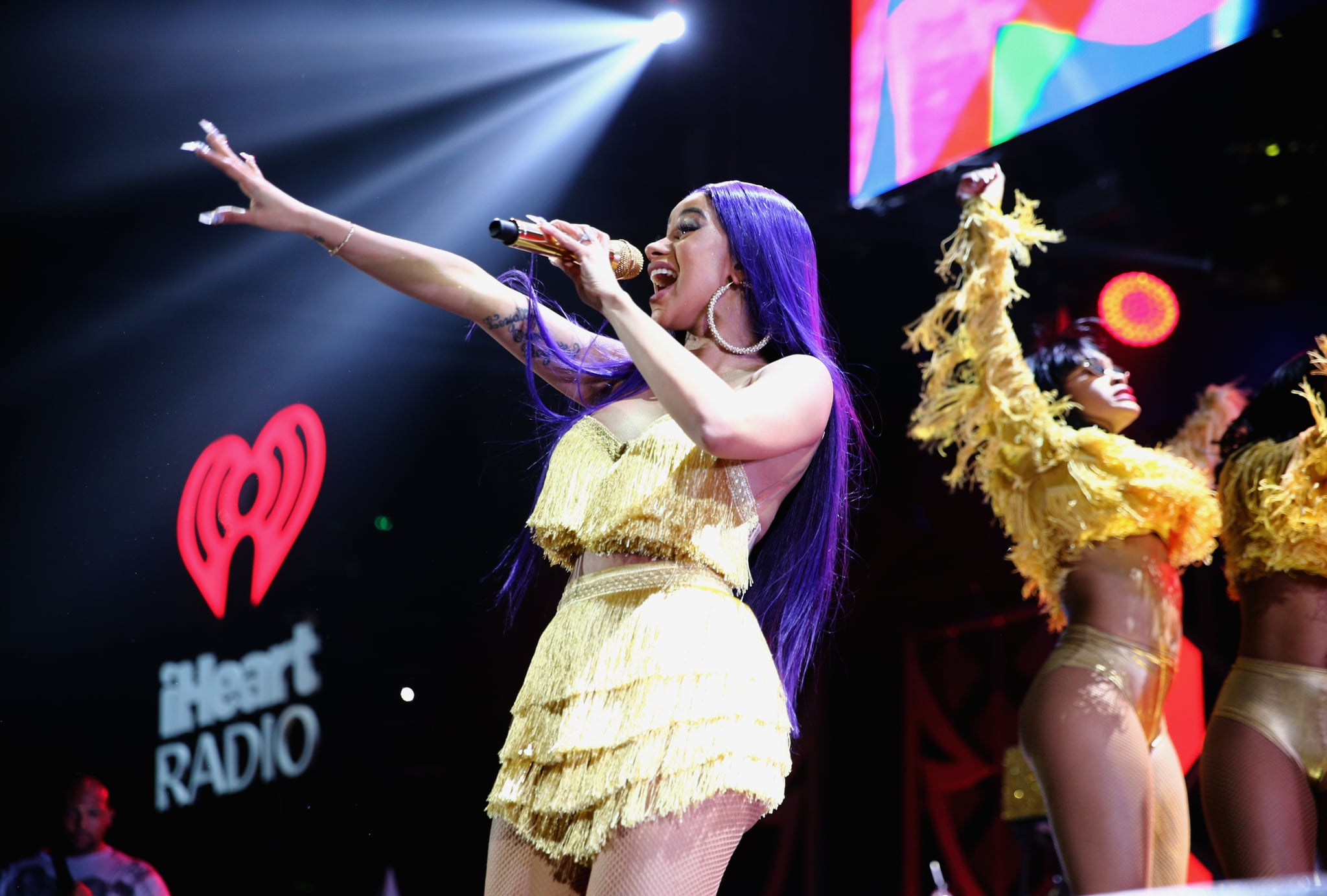 INGLEWOOD, CA - NOVEMBER 30:  Cardi B performs onstage during 102.7 KIIS FM's Jingle Ball 2018 Presented by Capital One at The Forum on November 30, 2018 in Inglewood, California.  (Photo by Rich Fury/Getty Images for iHeartMedia)