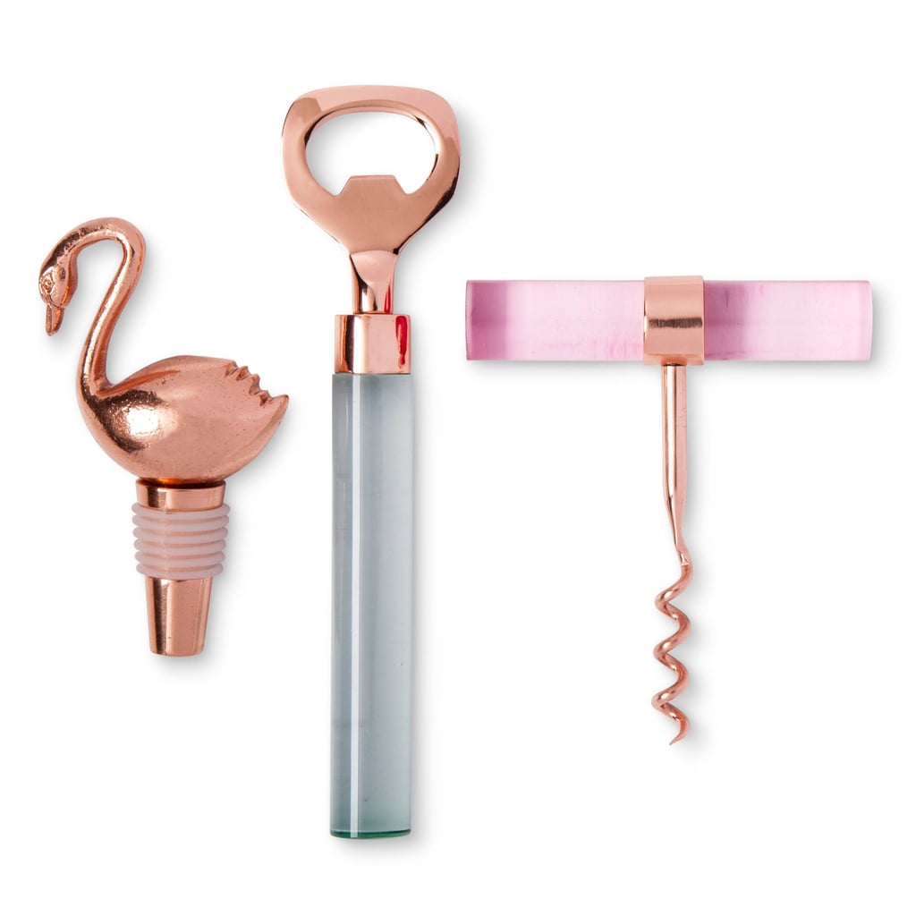 Oh Joy! Pink Ombre and Rose Gold Barware Set ($20)