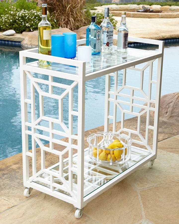 Horchow Tamsin Chinoiserie Bar Cart ($795)
