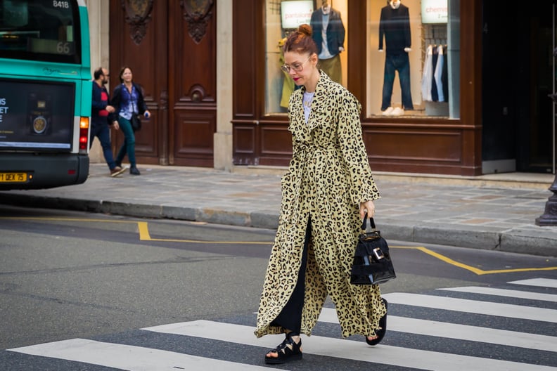 A One-and-Done Look Is So Easy to Construct When Your Trench Coat Comes in Leopard