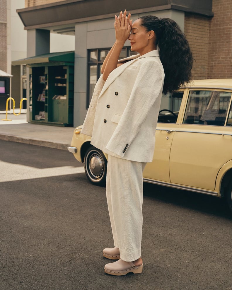 A Cool Suit: J.Crew Double-breasted Blazer and Tapered-leg Italian Corduroy Pant