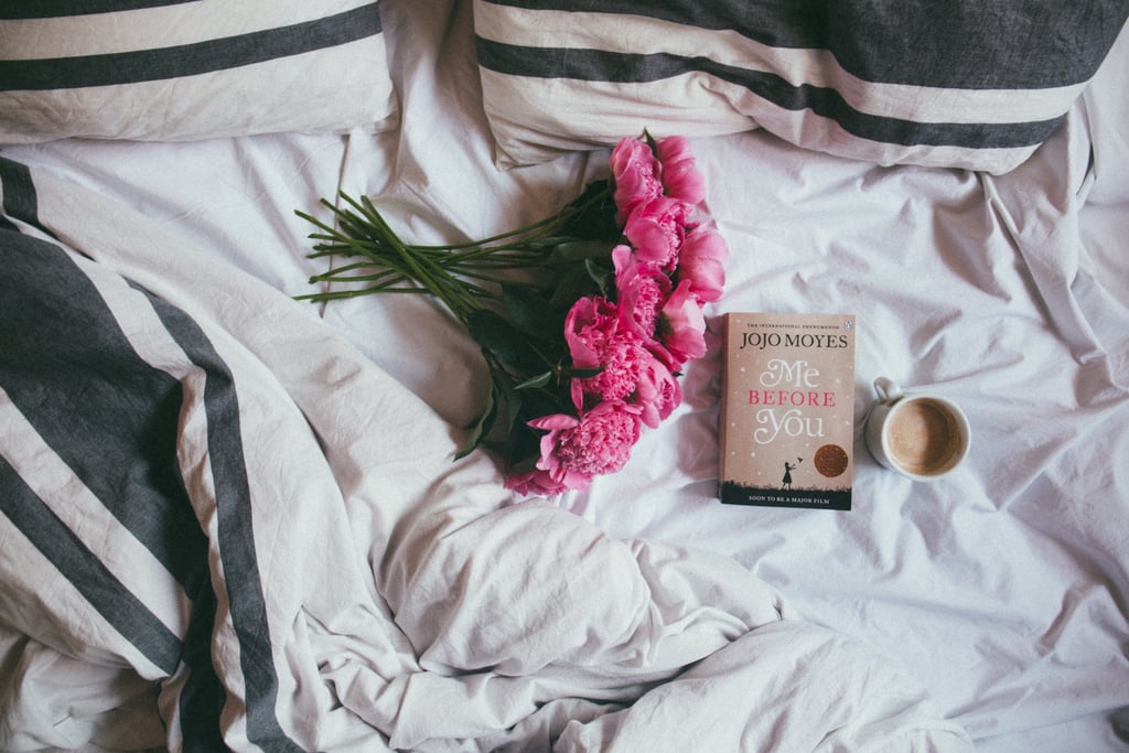 Shut down all technology 30 minutes before bed and give yourself time to reset, either by reading or meditating.