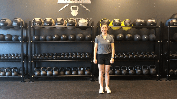 Circuit 3, Exercise 2: Squat and Touch