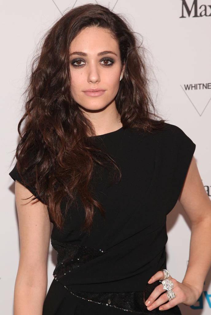 Emmy Rossum Celebrities With Natural Curls Popsugar Beauty Photo 7 