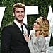 Miley Cyrus and Liam Hemsworth Best Red Carpet Pictures