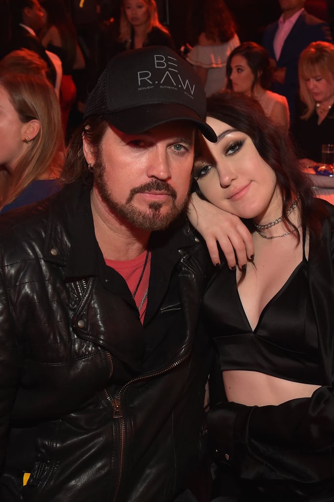 Noah and Billy Ray Cyrus at the 2017 MTV Movie and TV Awards