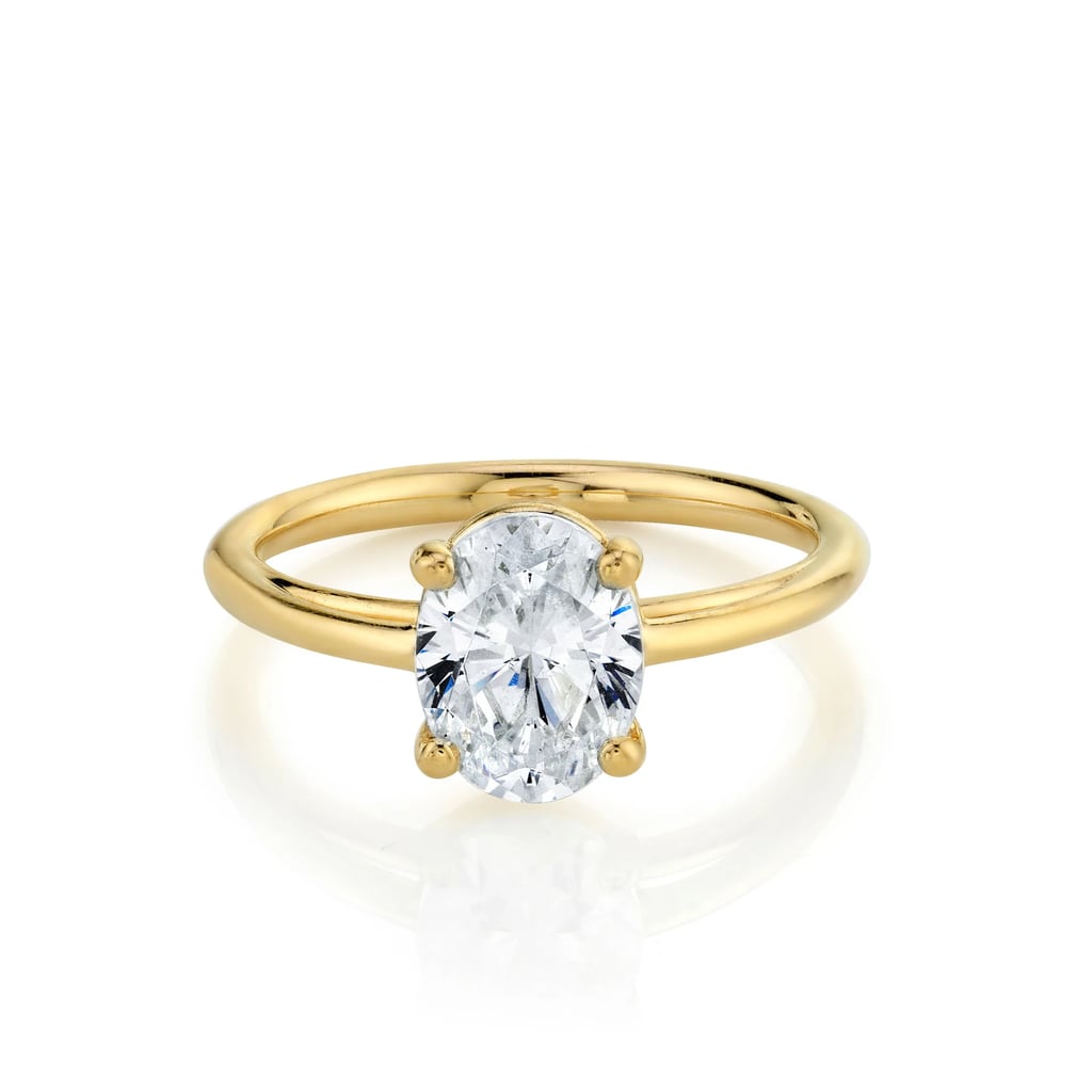 Marrow Fine The Helene Oval Solitaire Engagement Ring ($9,550 and up)