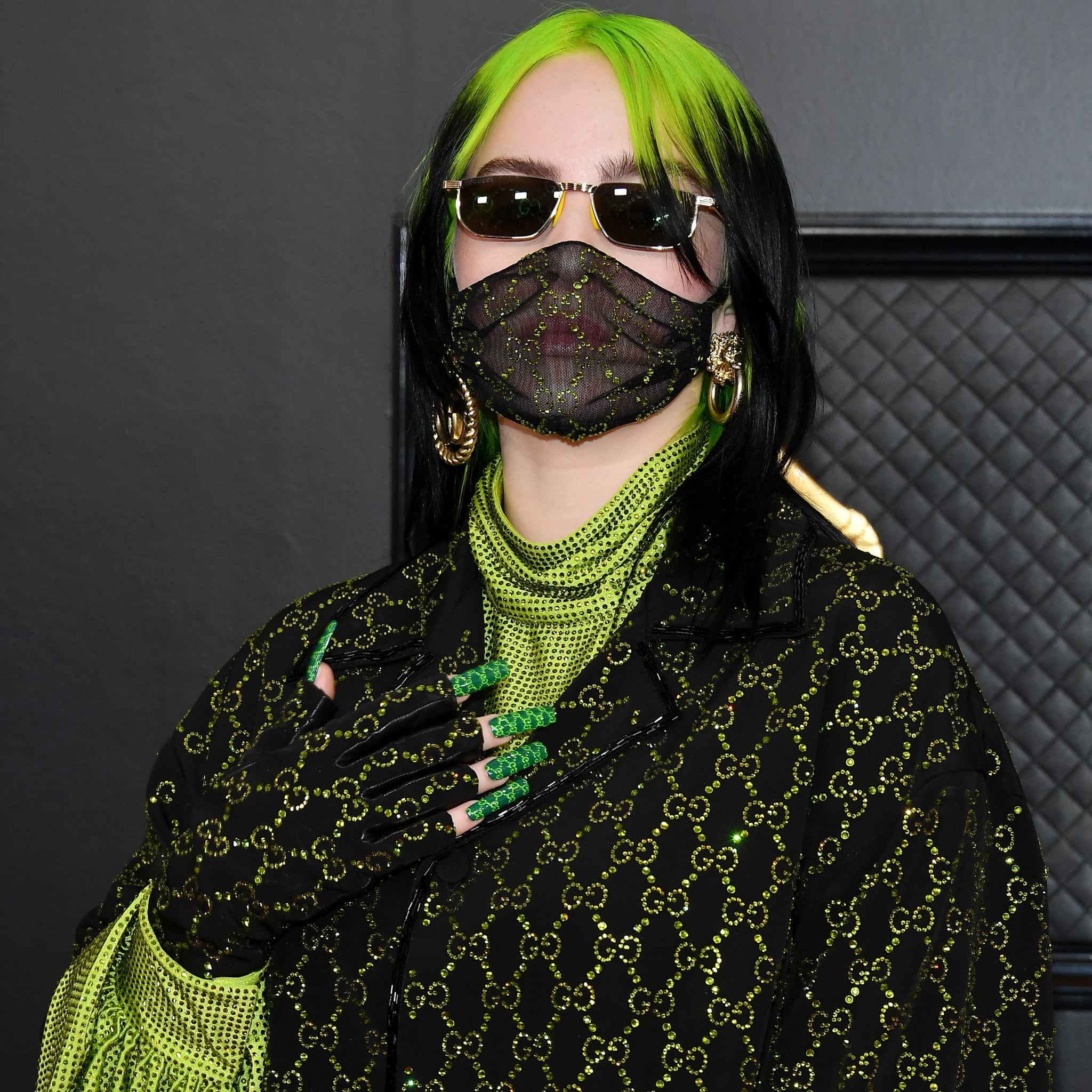 Billie Eilish's Gucci Outfit at the 2020 Grammys | POPSUGAR Fashion