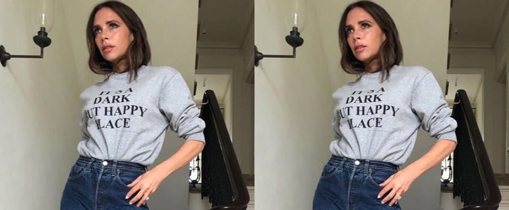 Victoria Beckham Slogan Sweatshirt