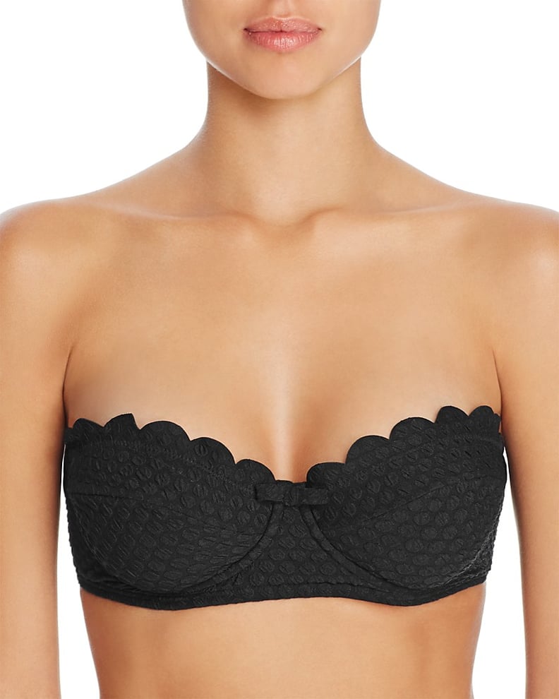 SCALLOPED UNDERWIRE BIKINI TOP