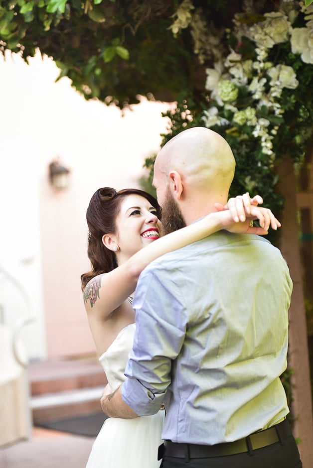 Tropical Las Vegas Wedding