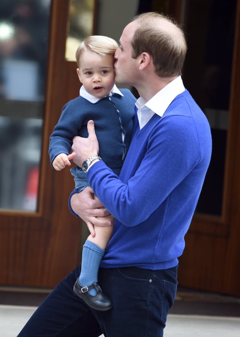 When William Gave New Big Brother George a Sweet Kiss
