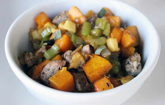 Sausage, Apple, and Squash Stuffing