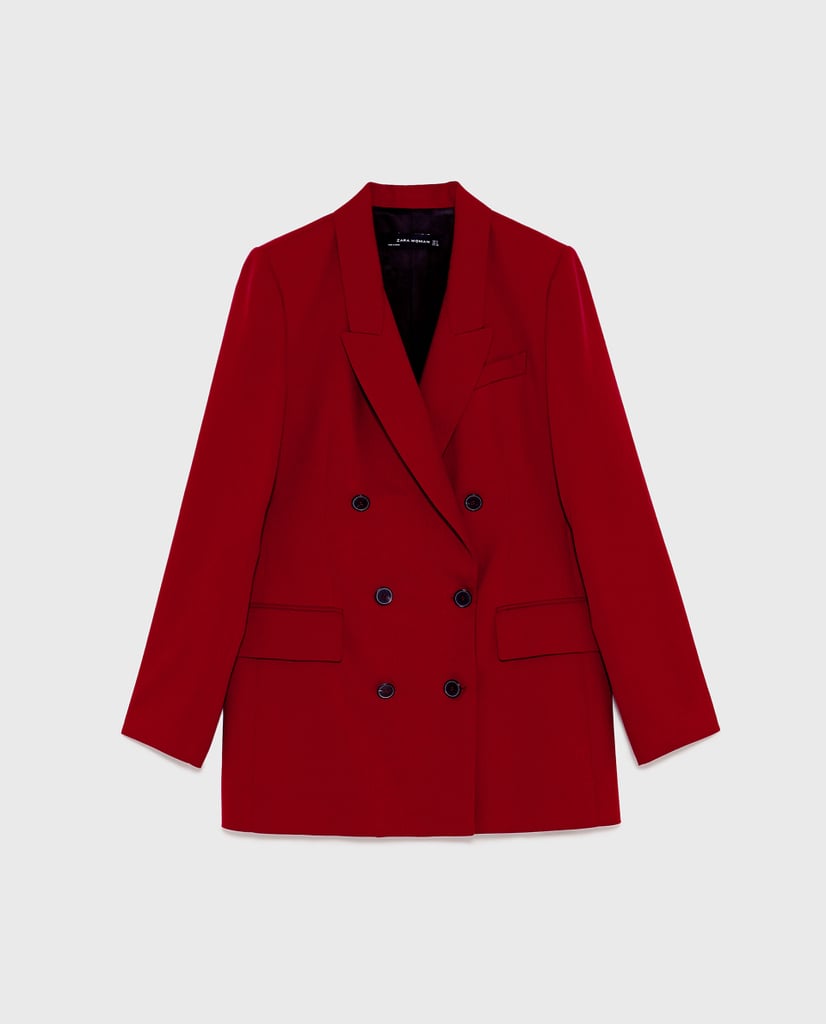 Zara Flowy Double-Breasted Jacket ($99)