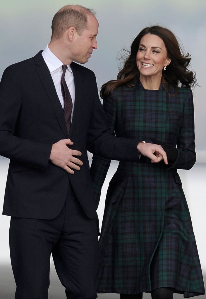 Kate Middleton McQueen Tartan Coat Dundee Visit January 2019