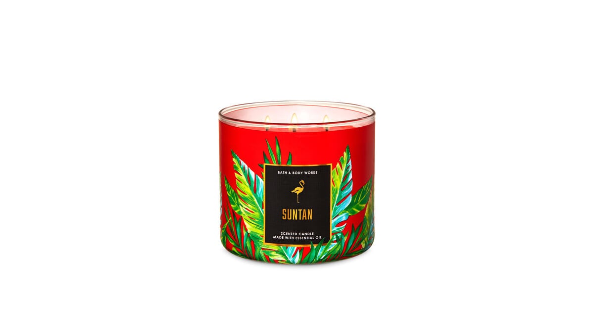Suntan 3Wick Candle The Best New Candles From Bath & Body Works