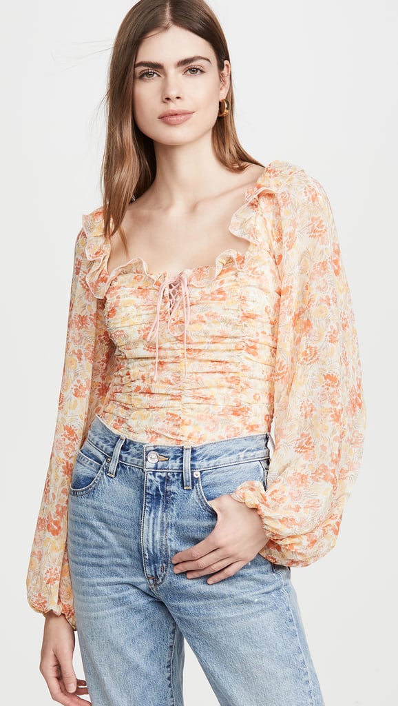 Free People Mabel Printed Blouse | Shop the Best Blouses For Women in ...