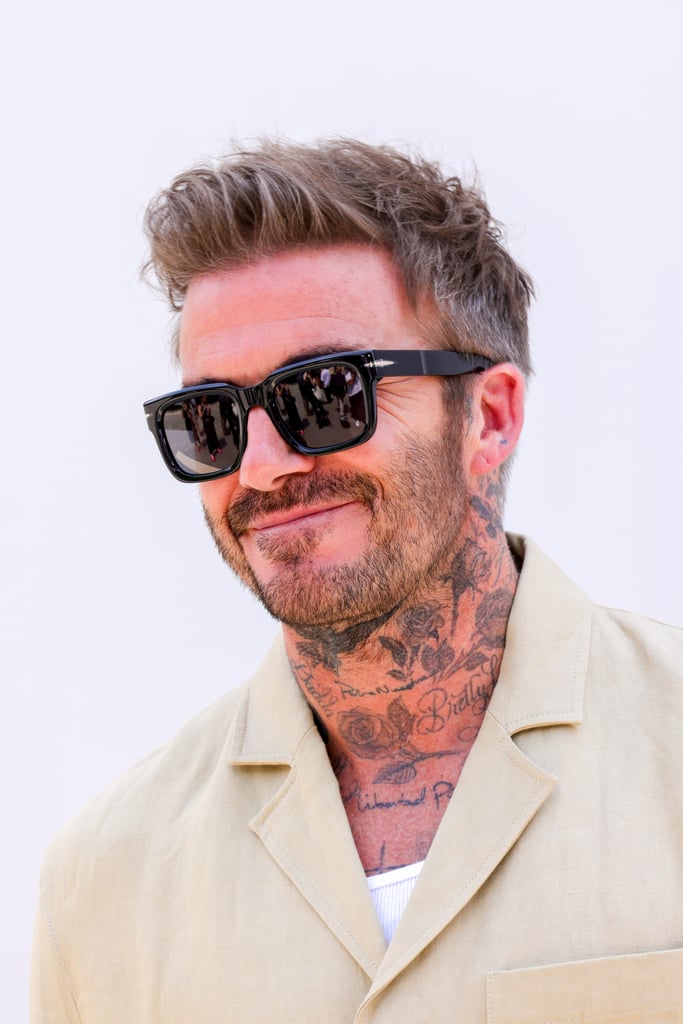 David Beckham's Neck Tattoos