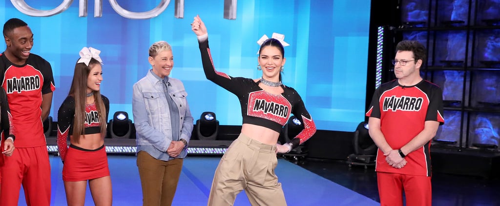 Stars of Netflix's Cheer Teach Kendall Jenner a Stunt, and Coach Monica Would Be Proud