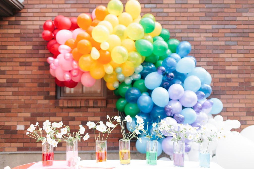 Girl's Rainbow Birthday Party