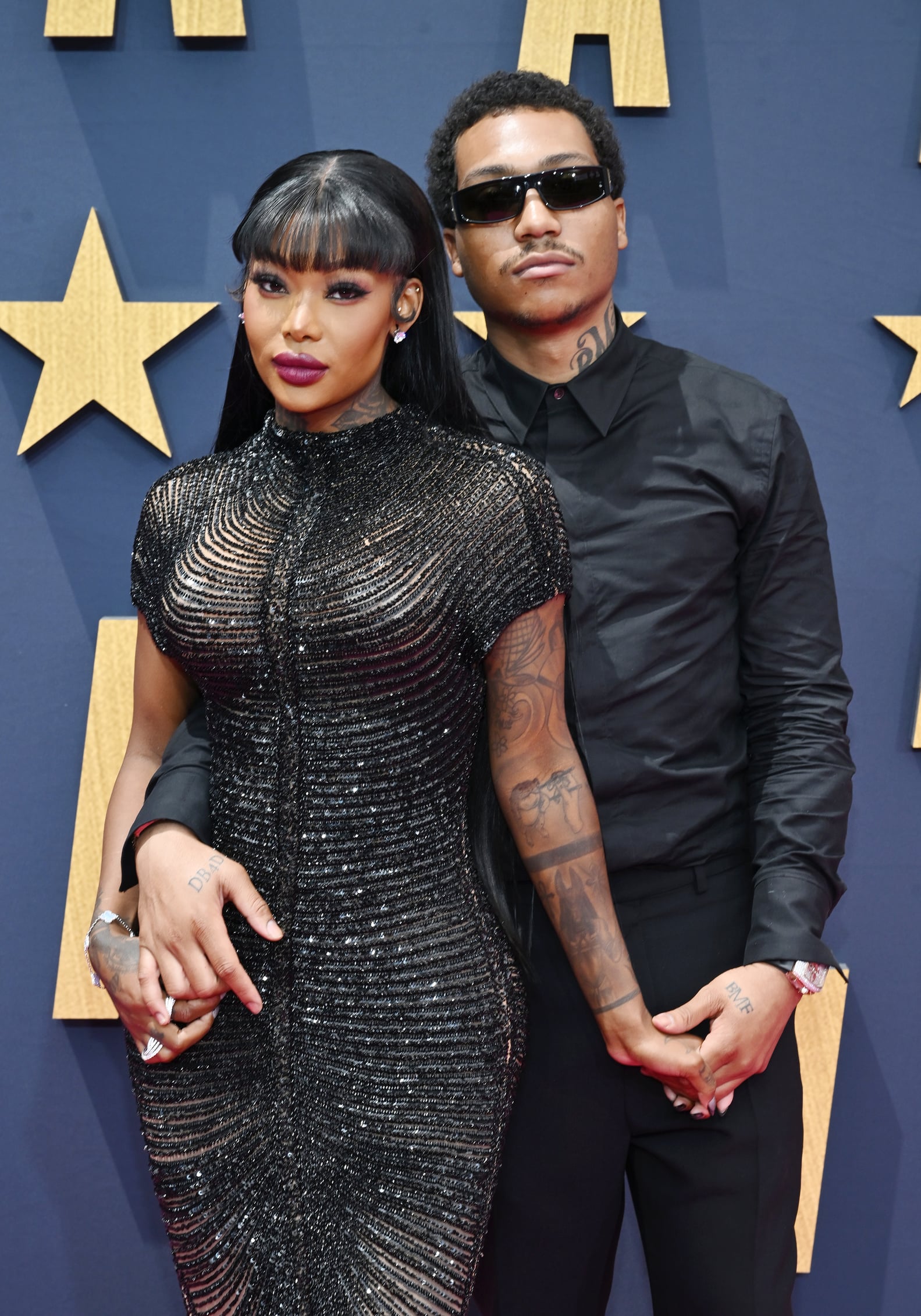 Summer Walker and Lil Meech at BET Awards 2023 POPSUGAR Celebrity