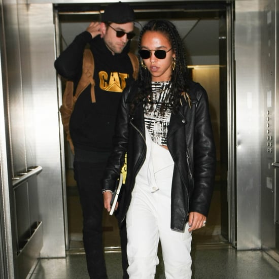 Robert Pattinson and FKA Twigs at LAX Airport September 2016