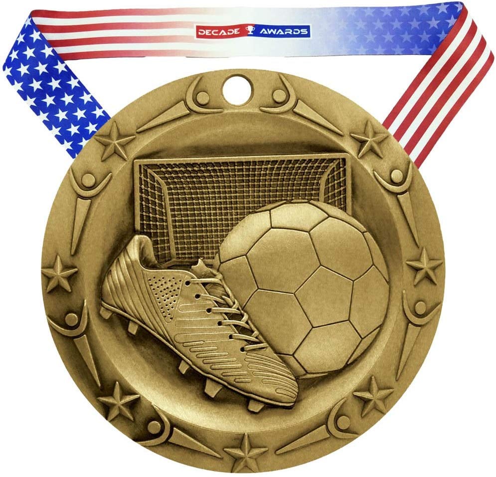 Decade Awards Soccer World Class Medal
