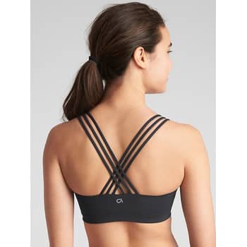 GapFit Eclipse Medium Support Strappy Sports Bra