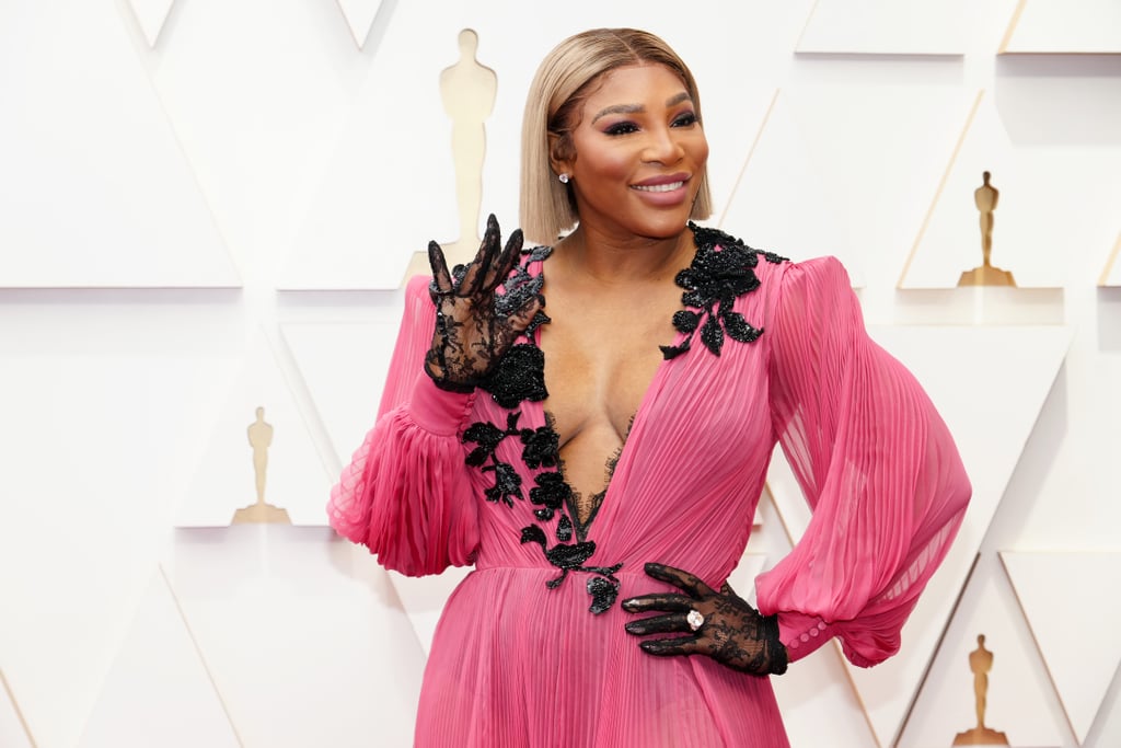 Serena Williams's Blond Bob With a Middle Part at the Oscars
