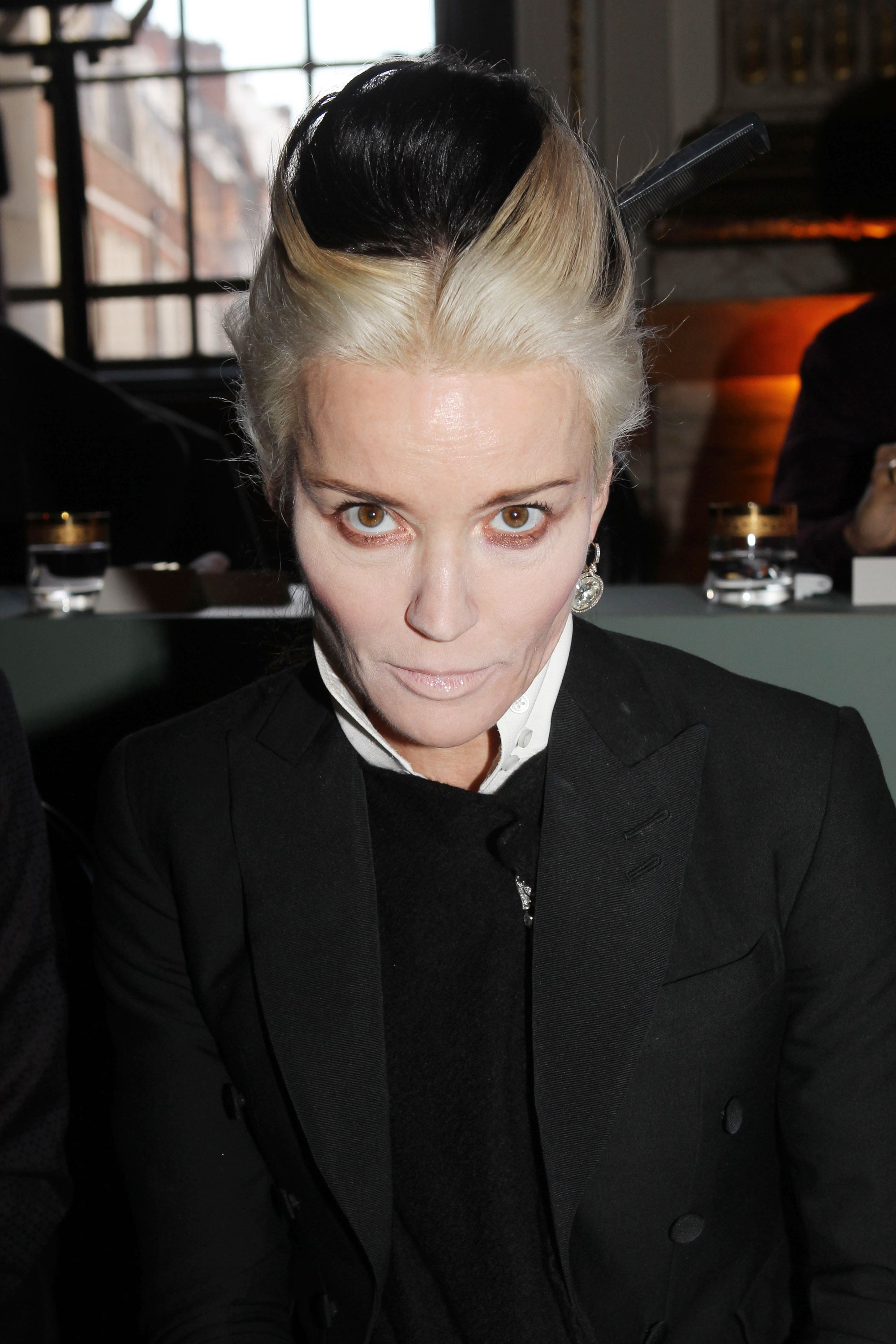 Daphne Guinness Celebrity Hair And Makeup London Fashion Week Fall 2013 Popsugar Fashion Uk Photo 19