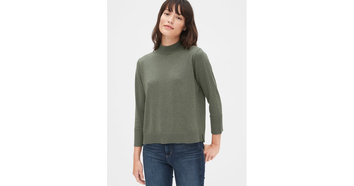 gap mock neck sweater