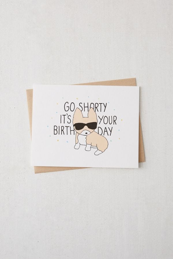 Tiffbits Go Corgi Birthday Card