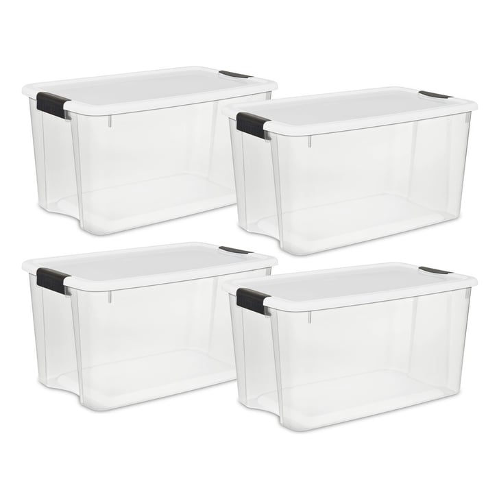 70 Quart/66 Liter Ultra Latch Box Plastic Storage Boxes POPSUGAR UK