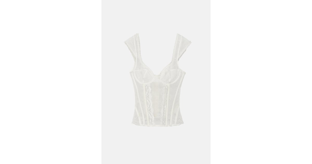 Zara Limited Edition Corset Bustier Blazer