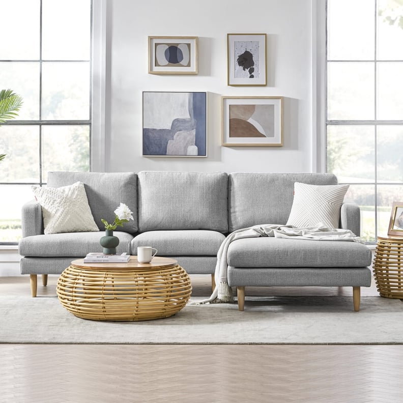 The Best Washable Farmhouse Sofa: Tana Chaise Sectional Sofa