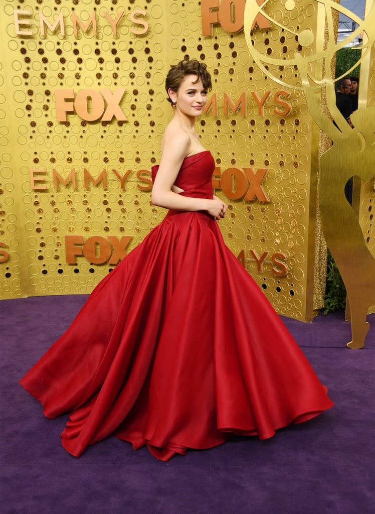 Joey King's Red Zac Posen Emmys Dress Came With a Bow | POPSUGAR ...