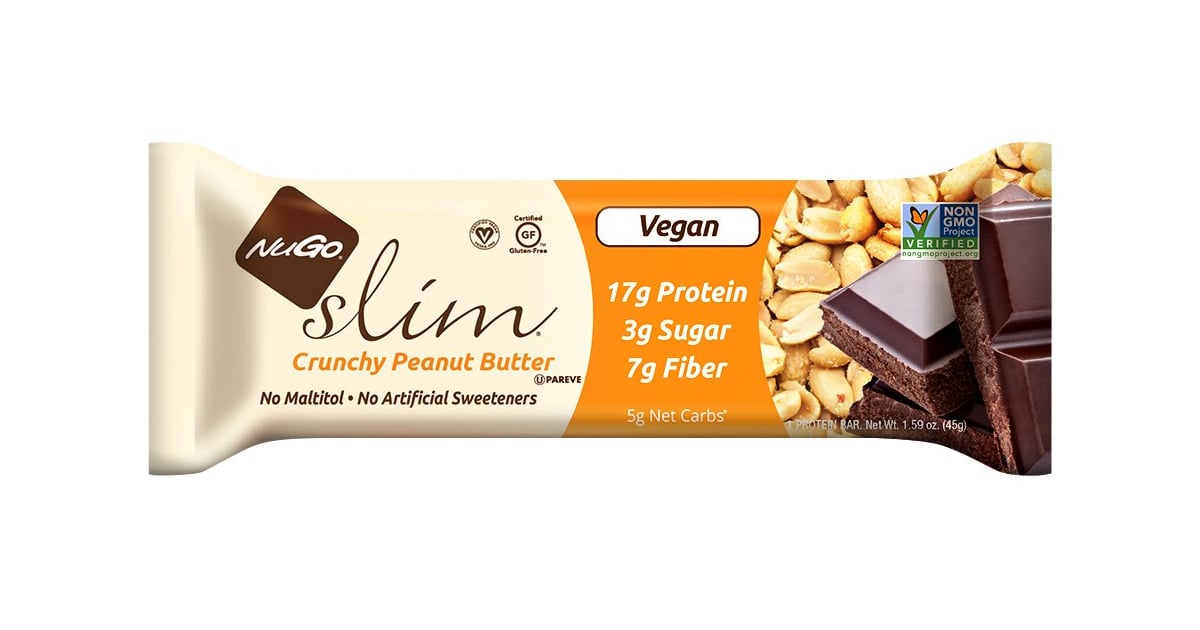 Nugo Slim GlutenFree Crunchy Peanut Butter Chocolate Bars Best Low