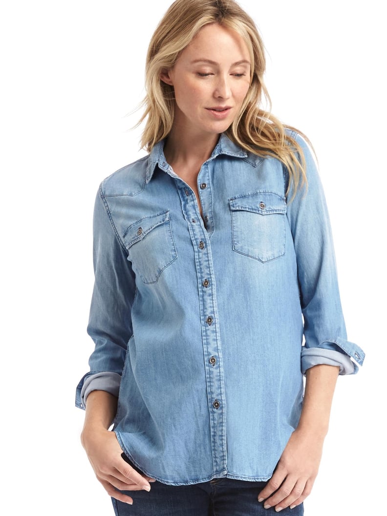 Gap Maternity Tencel Shirt