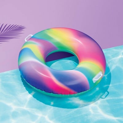 Tie Dye Swim Tube With Handles