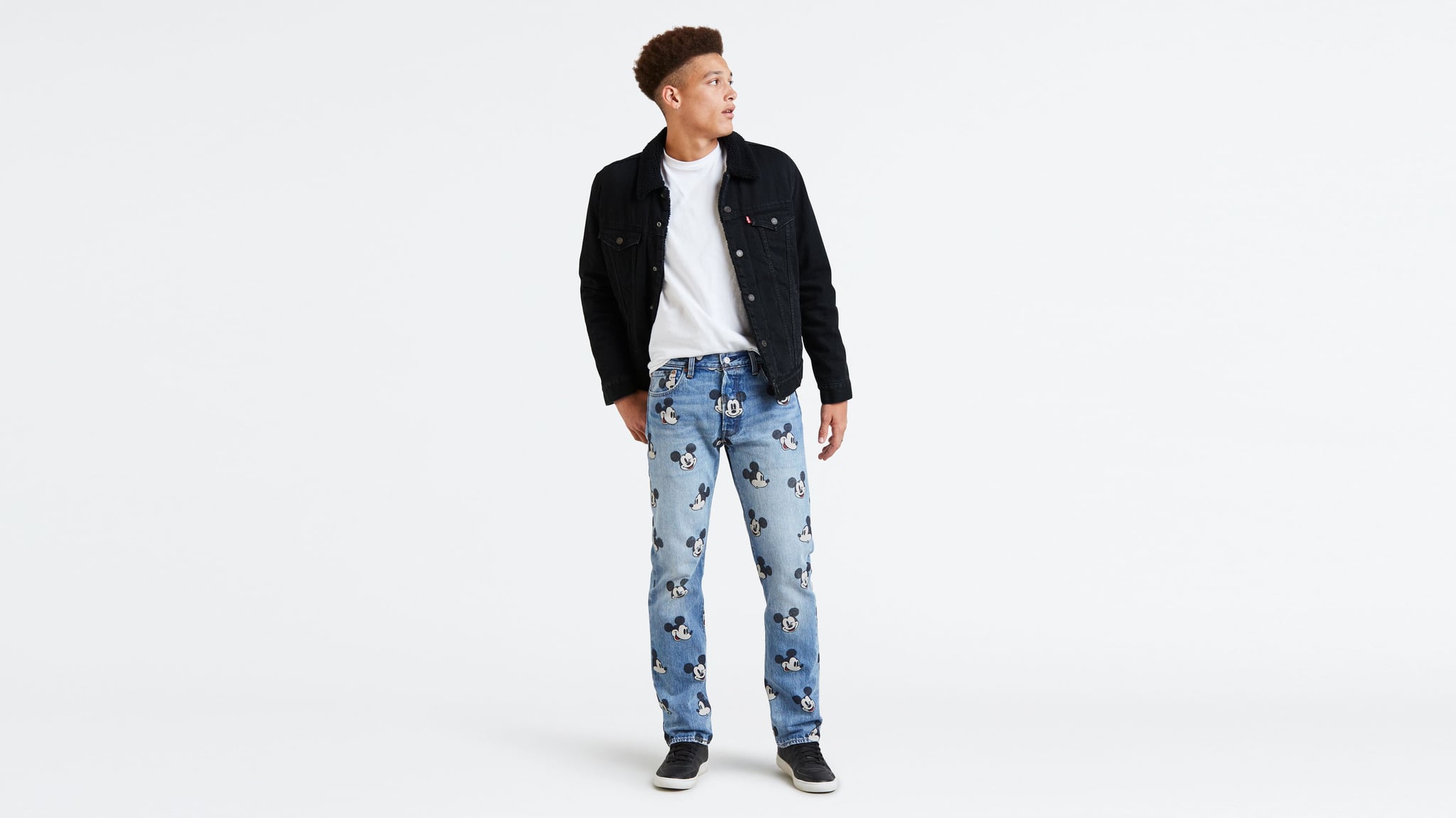 Levi's X Disney Mickey Mouse 501 Original Fit Men's Jeans | Kylie Jenner's  Disney Gucci Jeans Are Out of My Budget, but I'm Still Holding My Credit  Card | POPSUGAR Fashion Photo 8