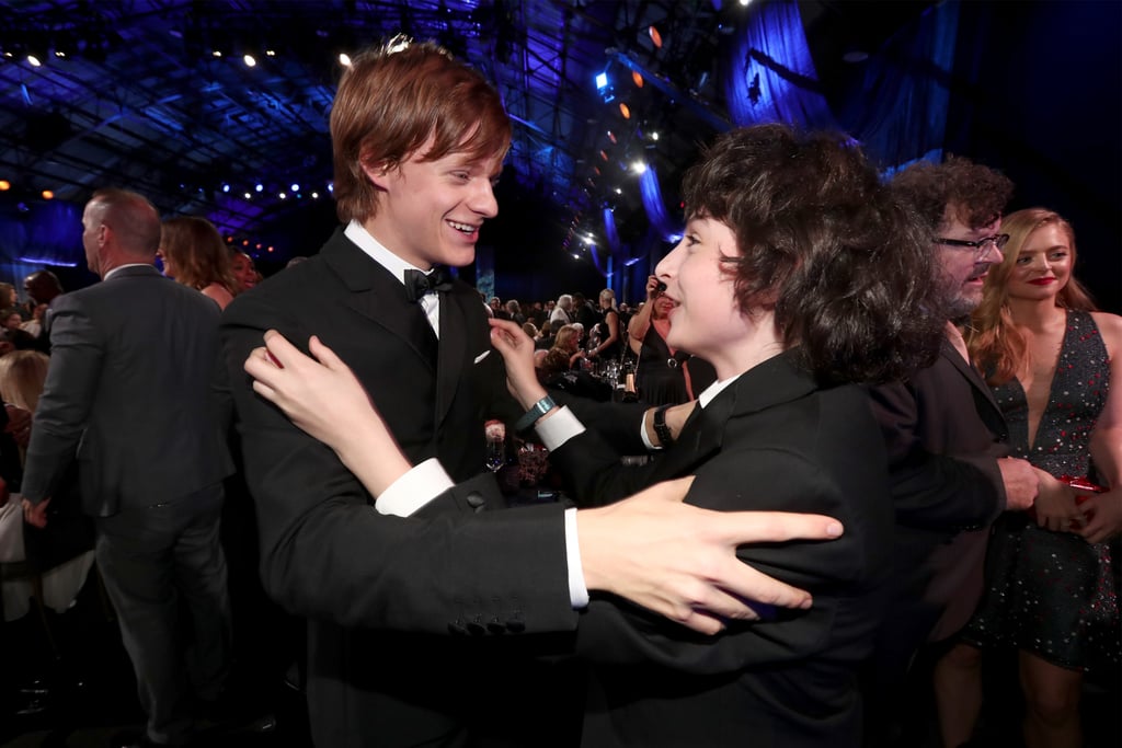 Pictured: Finn Wolfhard and Lucas Hedges