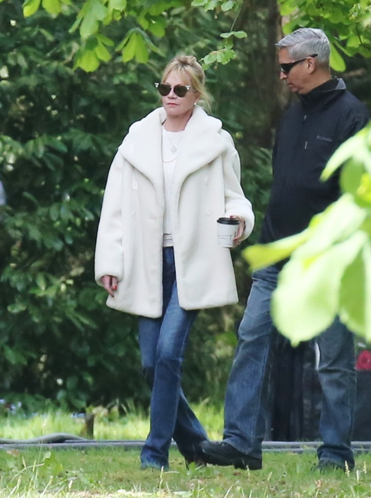 Dakota Johnson and Her Mom on the Fifty Shades Darker Set