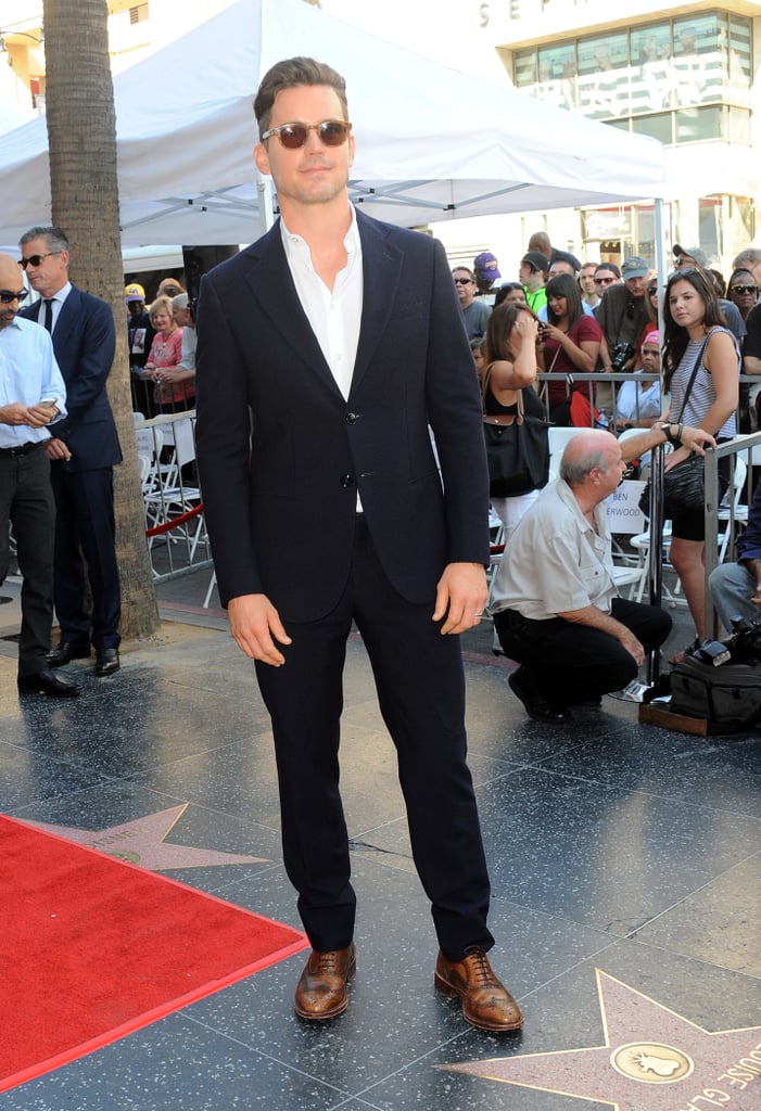 Matt Bomer Kelly Ripa Walk of Fame Ceremony