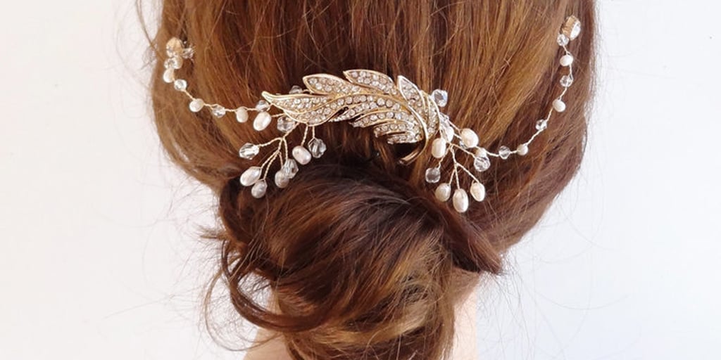 Affordable Bridal Hair Accessories Etsy POPSUGAR Beauty