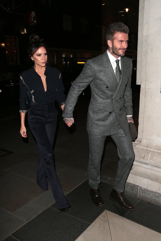 Victoria and David Beckham in London