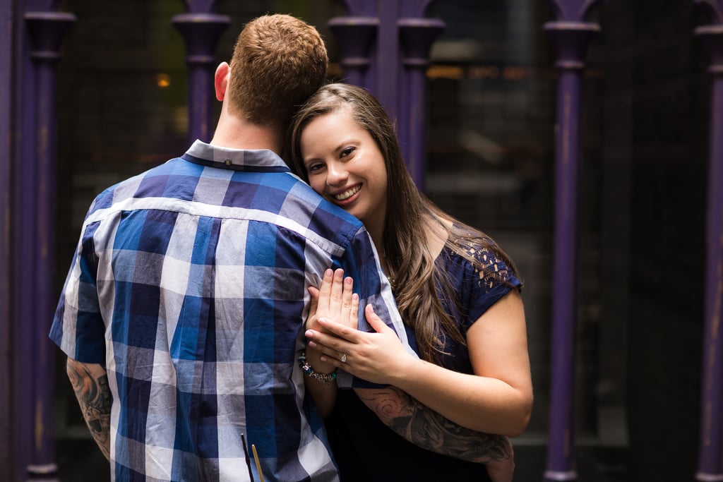 Engagement Photos at the Wizarding World of Harry Potter