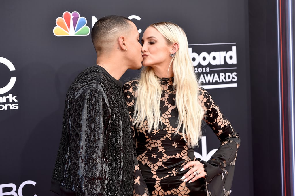 Ashlee Simpson and Evan Ross at 2018 Billboard Music Awards