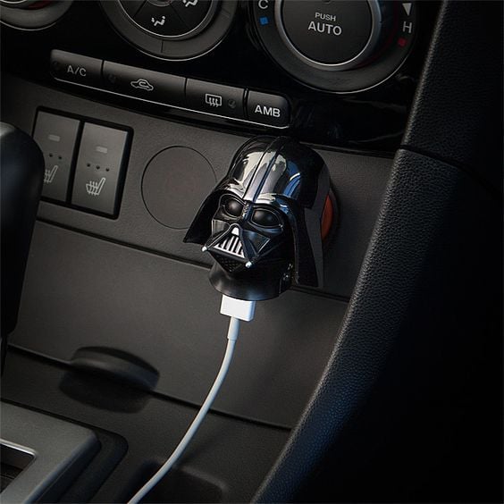 Darth Vader Helmet USB Car Charger ($20)