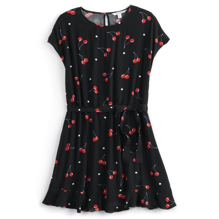 POPSUGAR at Kohl's Collection CherryPrint TieWaist Dress Best Fall