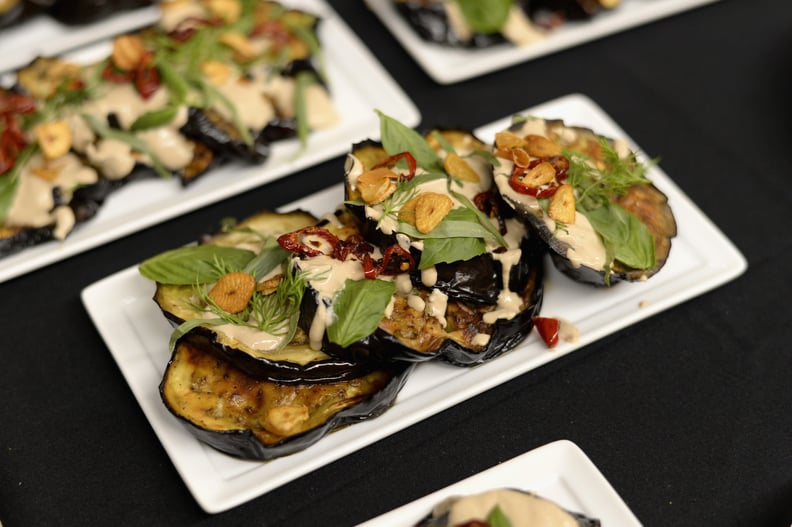 Aubergine With Black Garlic